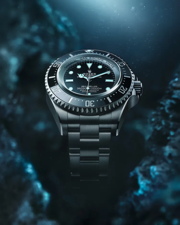 Deepsea Challenge鈦金屬自動上鍊腕錶，86萬4000元。品牌提供