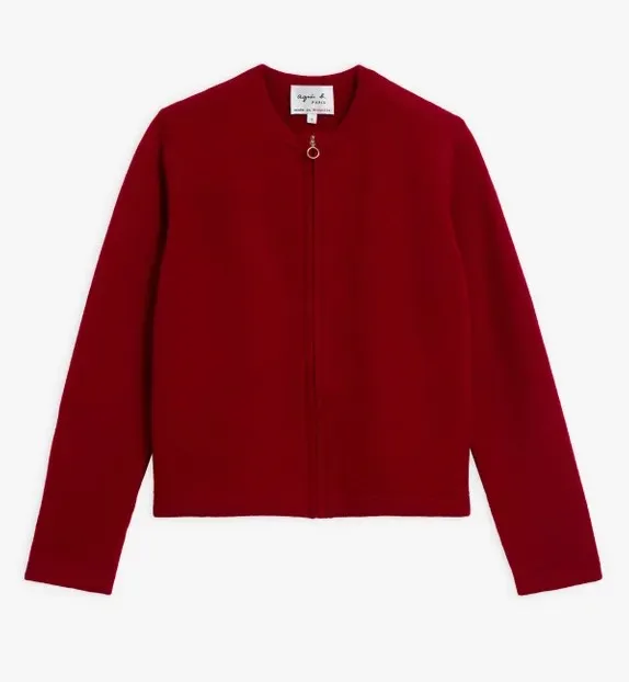 Cashmere喀什米爾羊毛拉鍊外套，2萬3980元。品牌提供