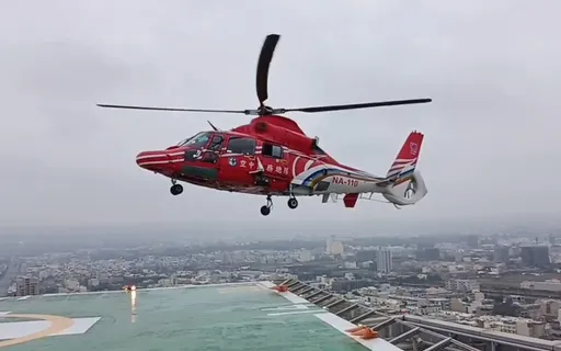 金門烏坵男切斷2指 直升機緊急護送台中手術接回