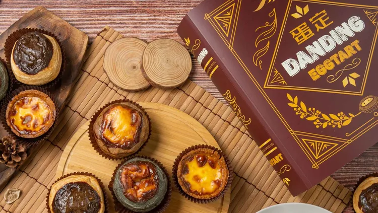 來自台中審計新村蛋定蛋塔即日起至11/30快閃宏匯廣場7F。蛋定提供