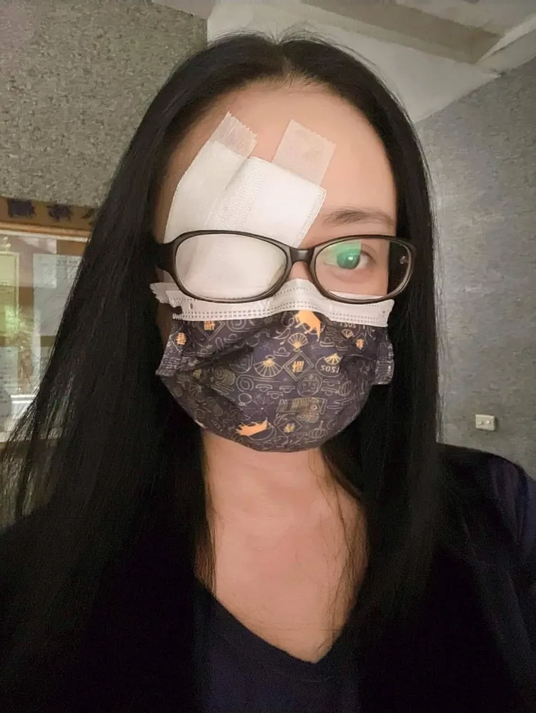 高慧君去年10月病發，看遍家醫、腦科、眼科等。翻攝高慧君IG