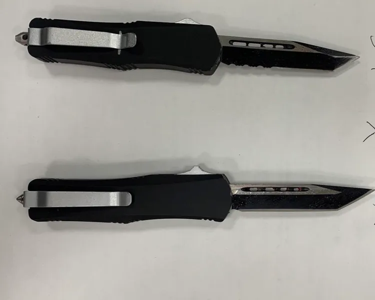 2人持彈簧刀傷人。翻攝畫面