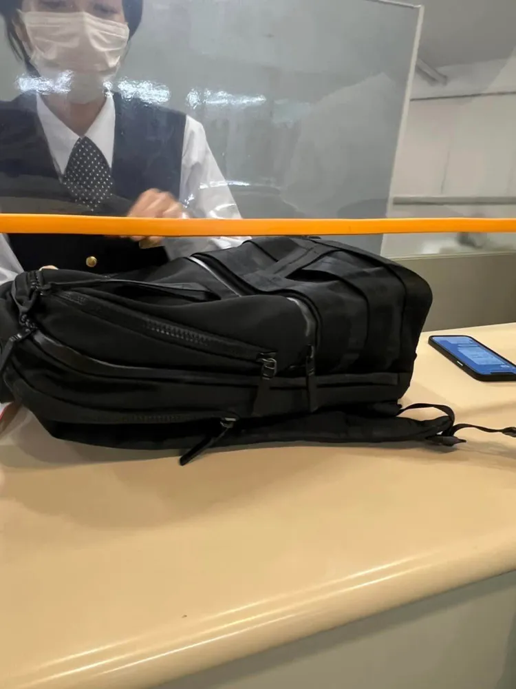 背包失而復得。翻攝陳昭榮臉書