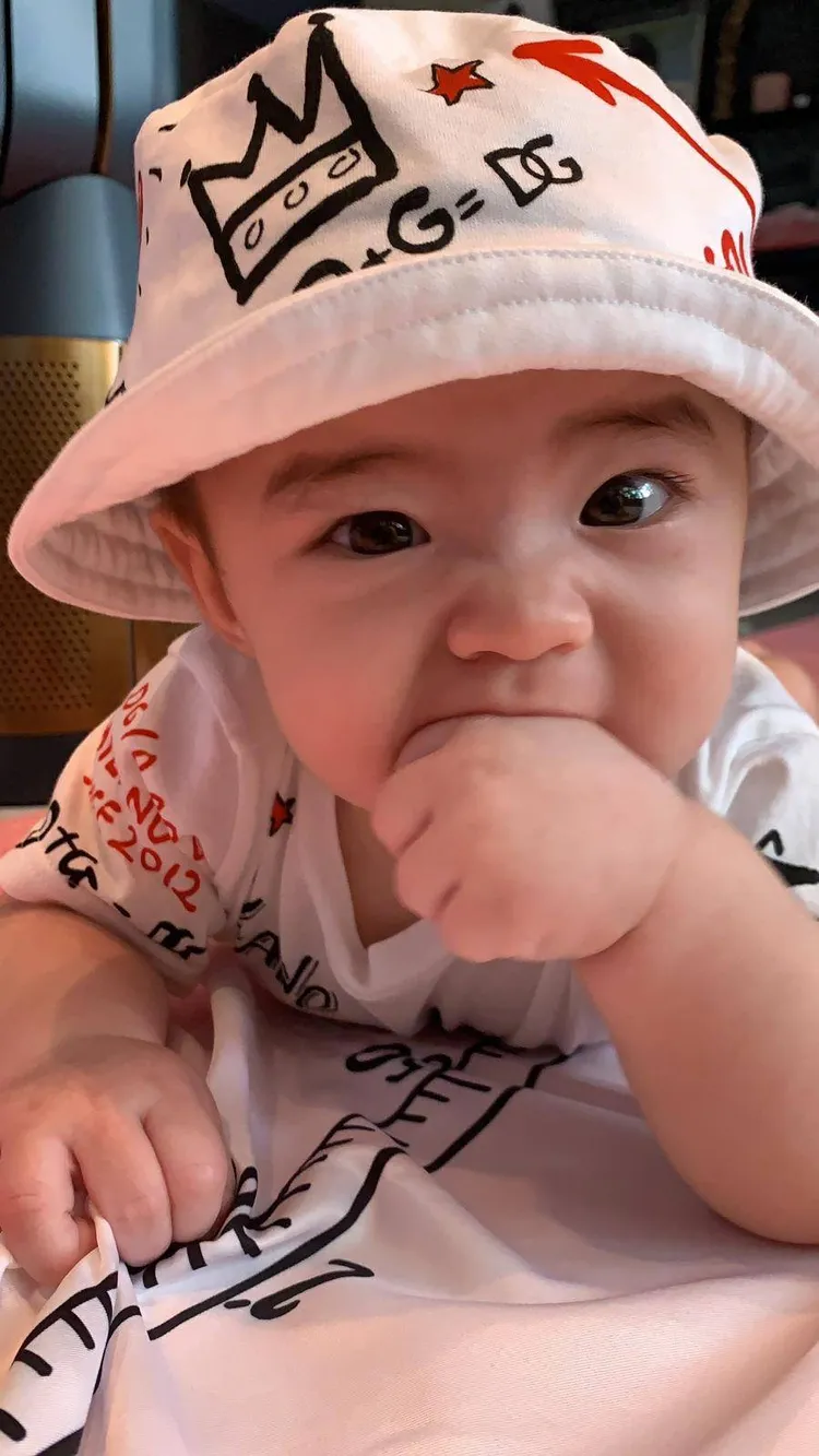 小瑋說時常被兒子融化。倪良瑋提供