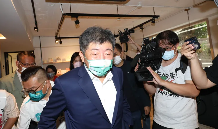 楊憲宏指出，陳時中是立於不拜之地的後選人。資料照，鄭孟晃攝