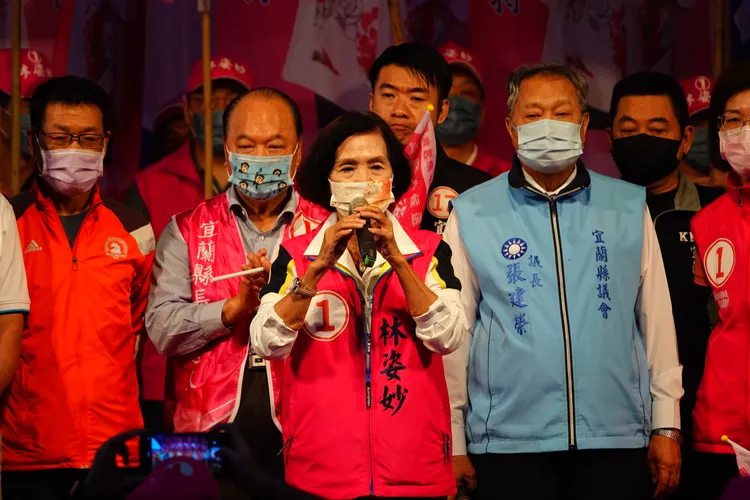 宜蘭縣長林姿妙。林泊志攝