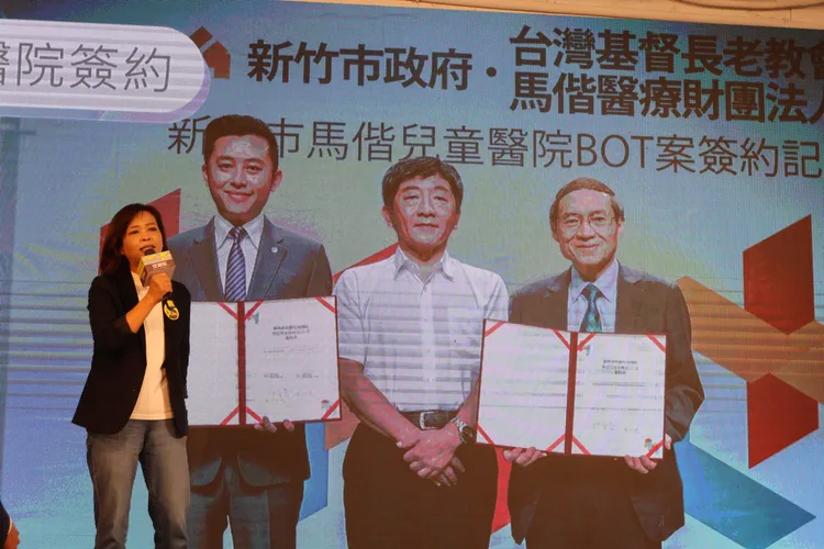 沈慧虹說，過去2年面對百年大疫，從最開始的防疫物資，到後來的社區篩檢站、推動防疫友善店家，新竹都與中央密切合作。黃羿馨攝