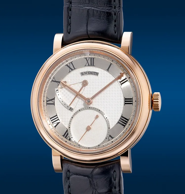 Roger Smith，「Series 2」型號，玫瑰金小三針腕錶。