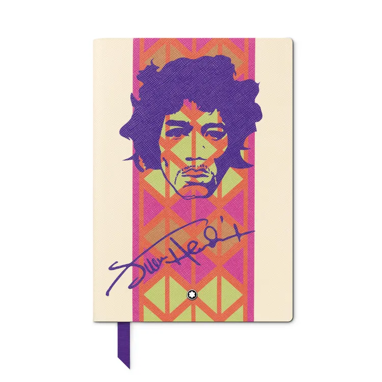 著名人物系列致敬傳奇電吉他手Jimi Hendrix特別款#146筆記本，2800元。品牌提供