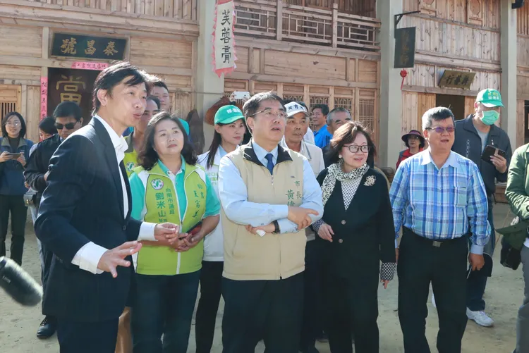 黃偉哲希望片場能帶動地方文化觀光。市府提供