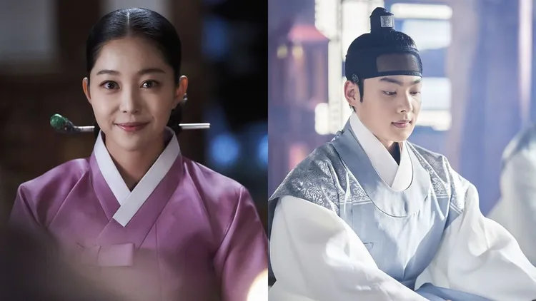金珉基（右圖）飾寶芡君，母親太昭容由金佳恩扮演。Netflix提供