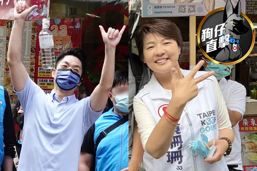 狗仔直擊|蔣萬安忙拜票5便衣警察維安 座駕違停75分鐘