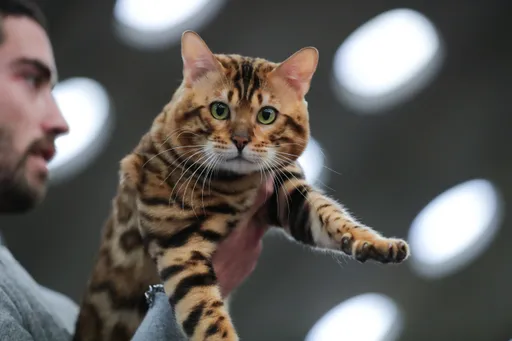 高顏值喵星人報到！　比利時貓展選拔「絕世美貓」