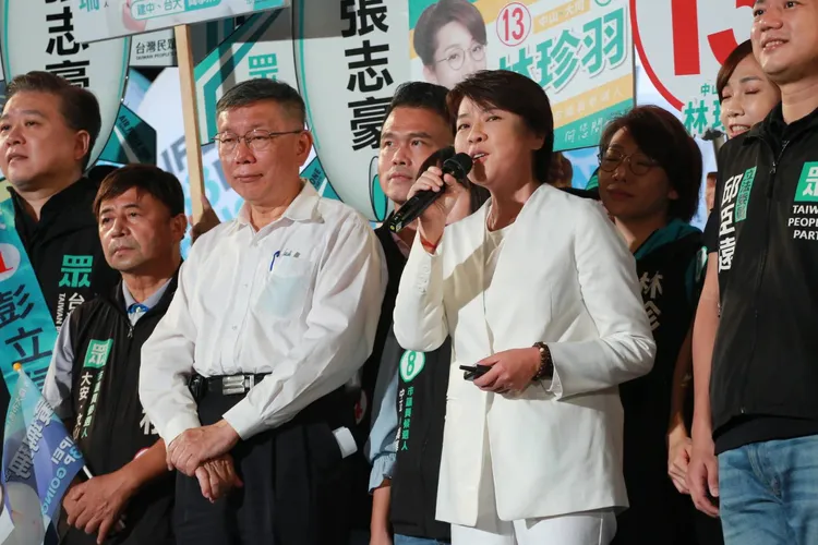 無黨籍台北市長候選人黃珊珊。朱世閎攝