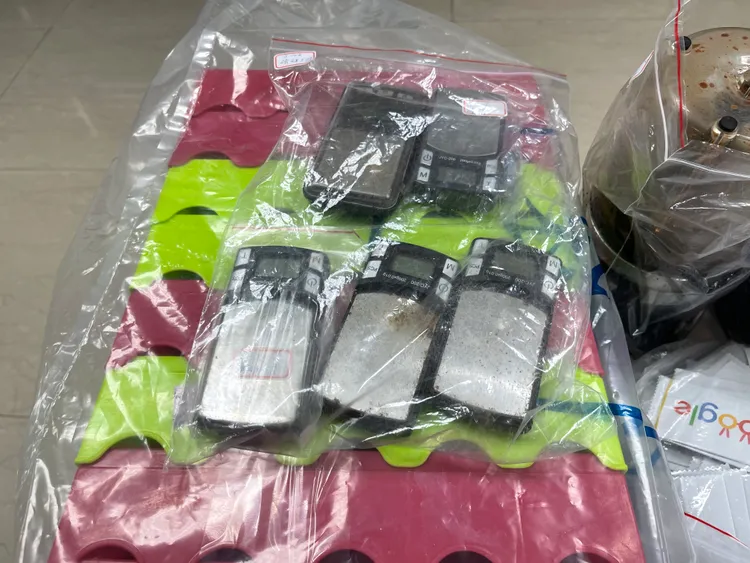 警方查扣到的毒品。翻攝畫面