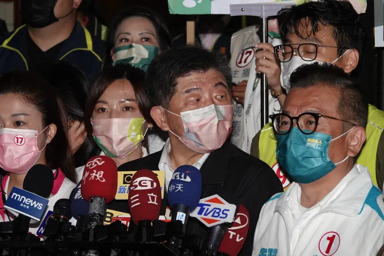 陳時中批評，黃珊珊把許多人的心血冠成仇恨。陳德興攝