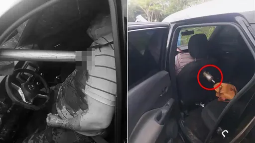 影片|卡車掉鐵棒直插轎車 駕駛被貫穿身體「釘死在座椅上」