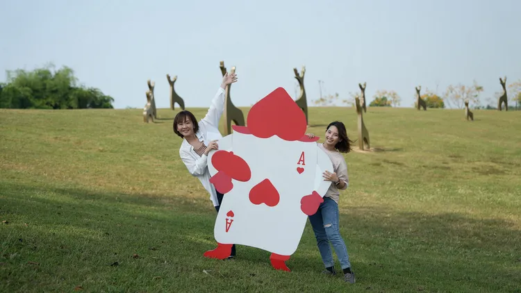 官田遊客中心辦理兩日「田」蜜草原派對。西拉雅風管處提供