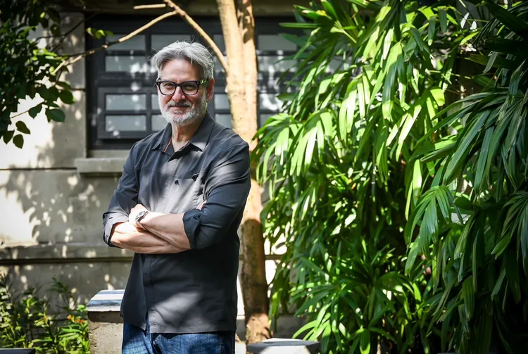 古爾德來台與影視圈不少專業人士交流，對於許多人看過他的作品感到驚喜。金馬執委會提供