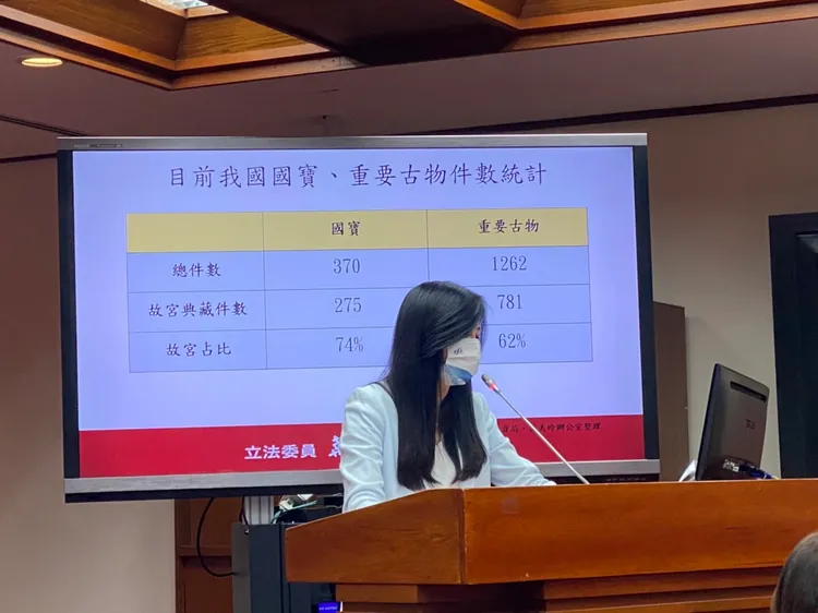 萬美玲指出現在文資局審查率超低。張曜麟攝