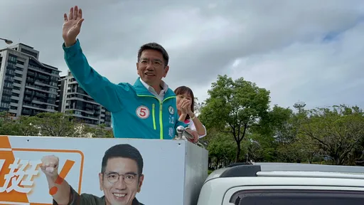 選前倒數day1!江聰淵續掃街最後衝刺 籲鄉親及外地遊子踴躍投票