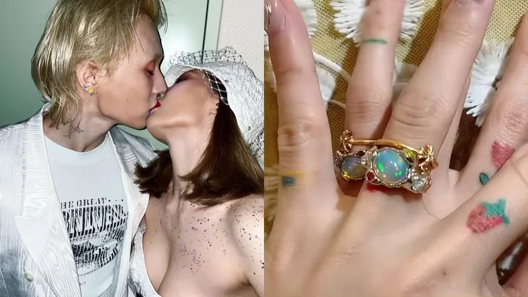 Dawn今年2月向泫雅求婚。翻攝泫雅IG