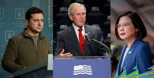 布希宣布16日將與「台灣總統」視訊同台 澤連斯基也與會