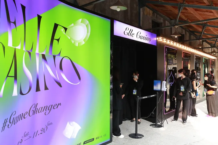 《ELLE》CASINO沉浸式劇場展覽。朱世閎攝