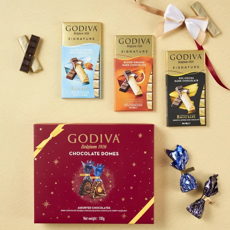 即日起至11/10、11/16至11/29於7-ELEVEN購買GODIVA巧克力即享兩件9折。業者提供