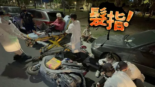 獨家|祖孫靠邊躲車仍被撞飛!一路逆向朝機車衝撞 又是可惡酒駕