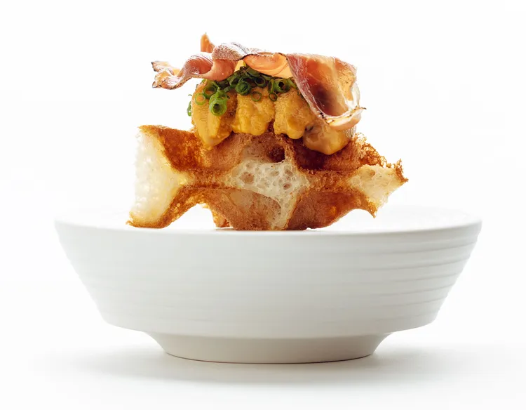 海膽鬆餅。業者提供