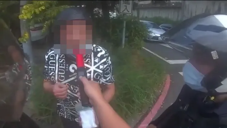 陳男初判有酒精反應。讀者提供