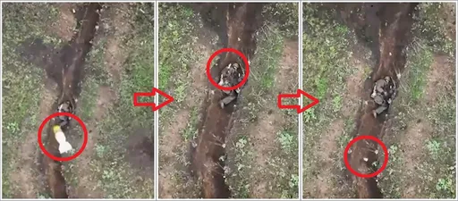 戰鬥民族「徒手接彈」示範片!俄軍戰壕兩次撿、扔動作40秒完成