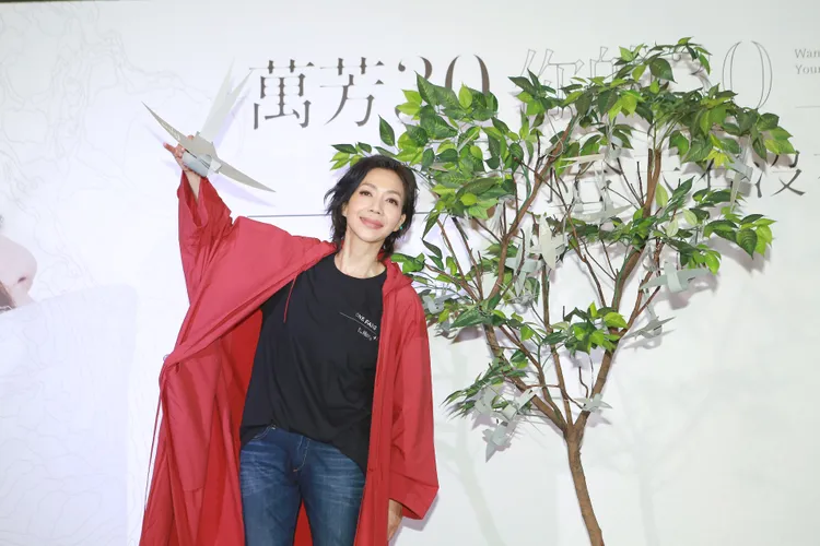 萬芳演唱會結束後如釋重負。朱世閎攝