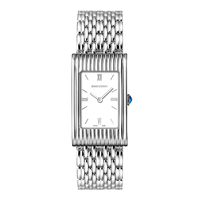 Reflet系列精鋼石英腕錶，13萬5000元。品牌提供