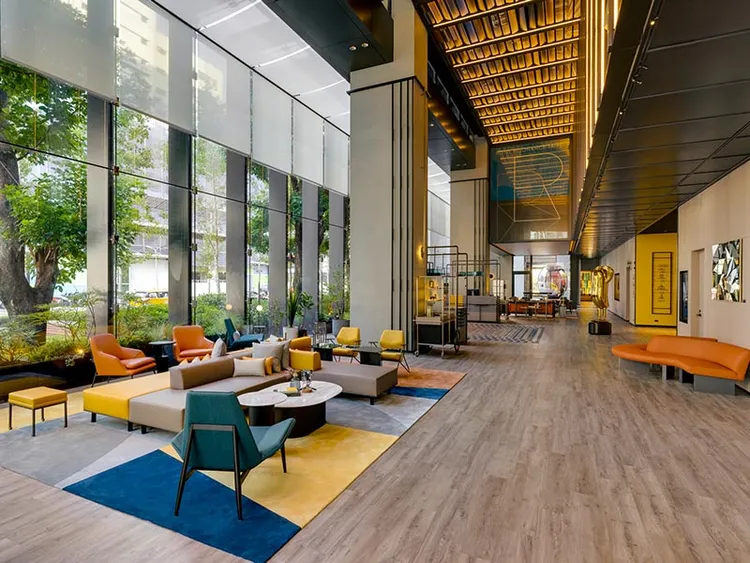 從建築外型到空間細節皆運用膠捲為概念打造的「台北時代寓所」，光是外型就令人印象深刻。易遊網提供