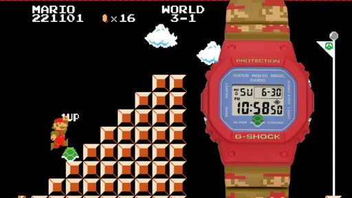 G-SHOCK聯手「超級瑪利歐兄弟」　回憶殺新錶背光模式藏彩蛋