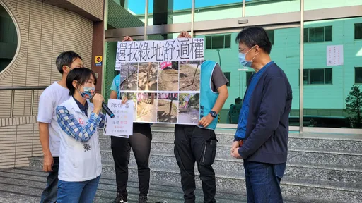 台南選舉|公園插滿競選旗幟暗藏危機 蔡宛秦要選委會管管