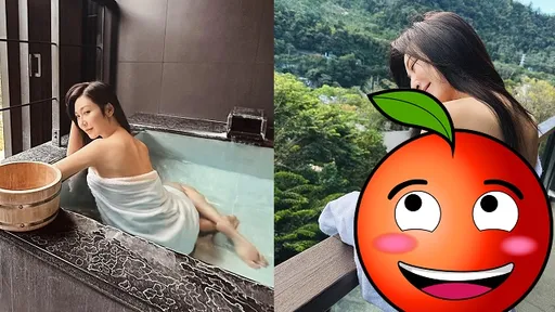 曾莞婷狂發「性感泡湯照」!浴袍差點滑下來 粉絲敲碗出寫真集