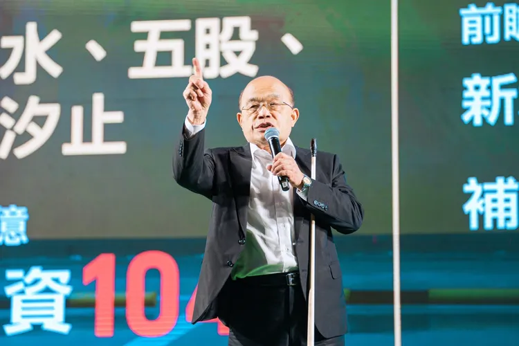 蘇貞昌要改變新北就要讓林佳龍當選市長。林佳龍競辦提供