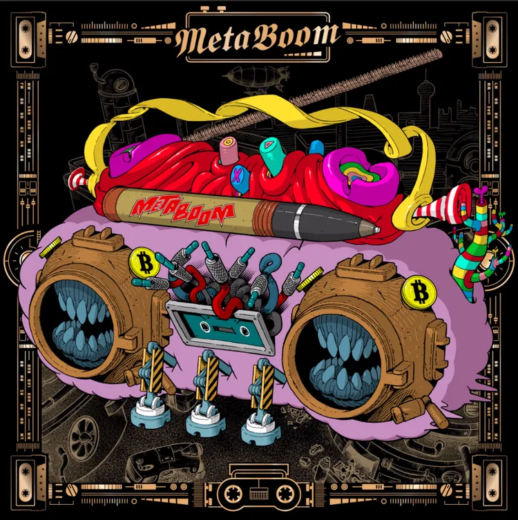 MetaBoom音樂播放器NFT。FANSI提供