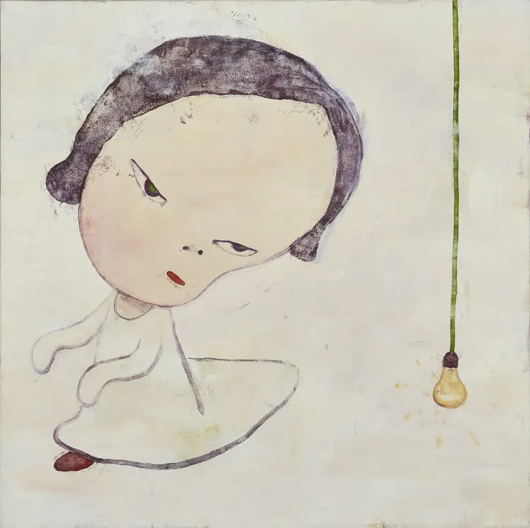 奈良美智《夜行》畫作首度上拍，估價約1億270萬元台幣。品牌提供