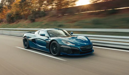 一战成名|克罗埃西亚超跑Rimac Nevera 以412km/h极速夺地表最快电动车头衔