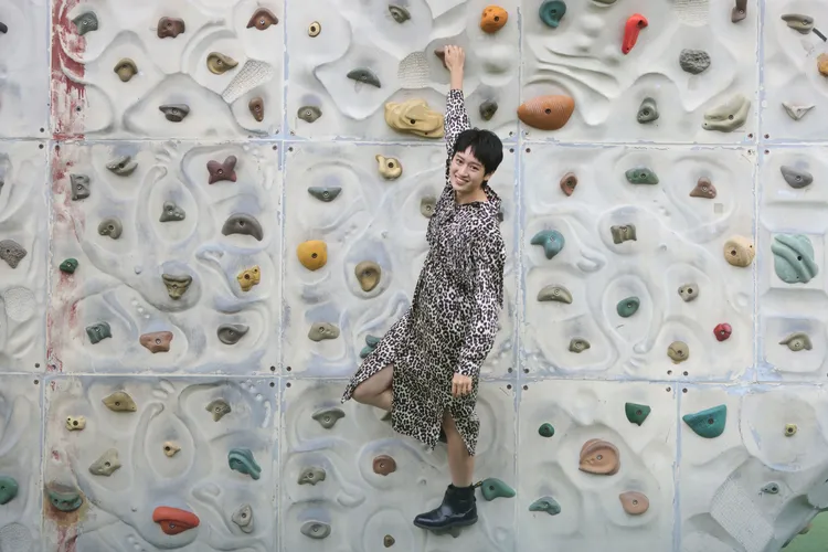 小豹的運動精神不斷攀向高峰。林林攝