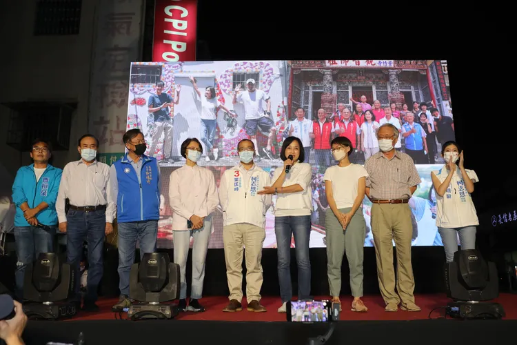 柯志恩未能代表國民黨拿回高雄市長寶座。侯昌騰攝