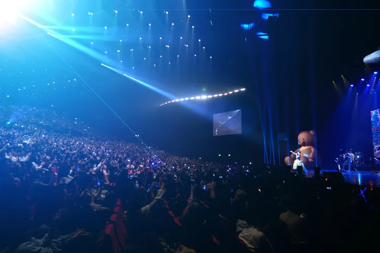 劉若英在爆滿的場地開唱。相信音樂提供