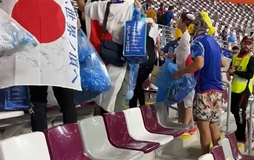 Huge Respect！世界盃官方認證向日本球迷致敬　收垃圾影片曝光超級暖