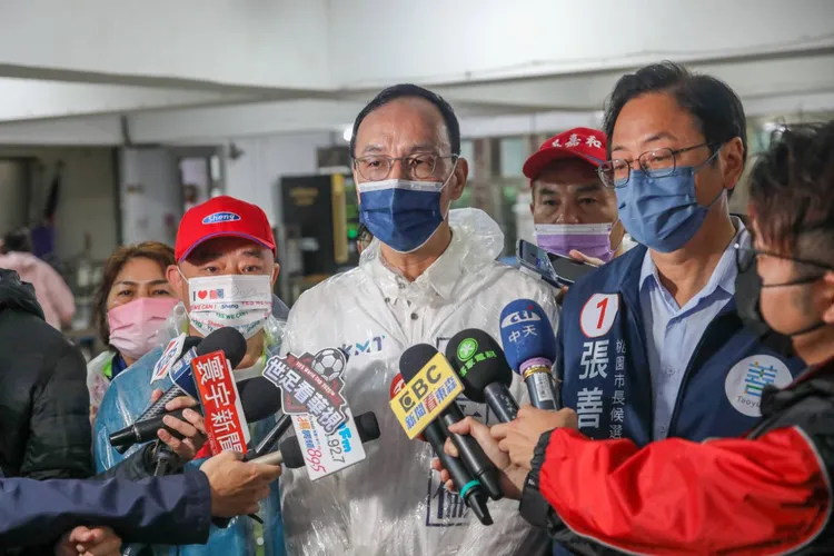 朱立倫認為北北基桃都有勝選決心。張善政競辦提供