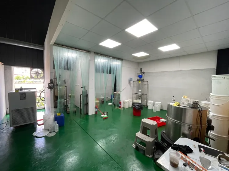 檢調破獲大寮的製毒工廠。讀者提供