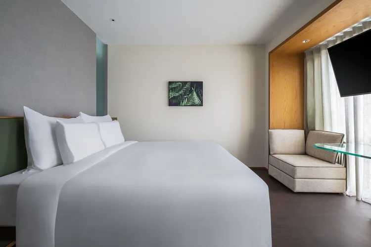 寒居酒店燁鴞客房。寒居酒店提供